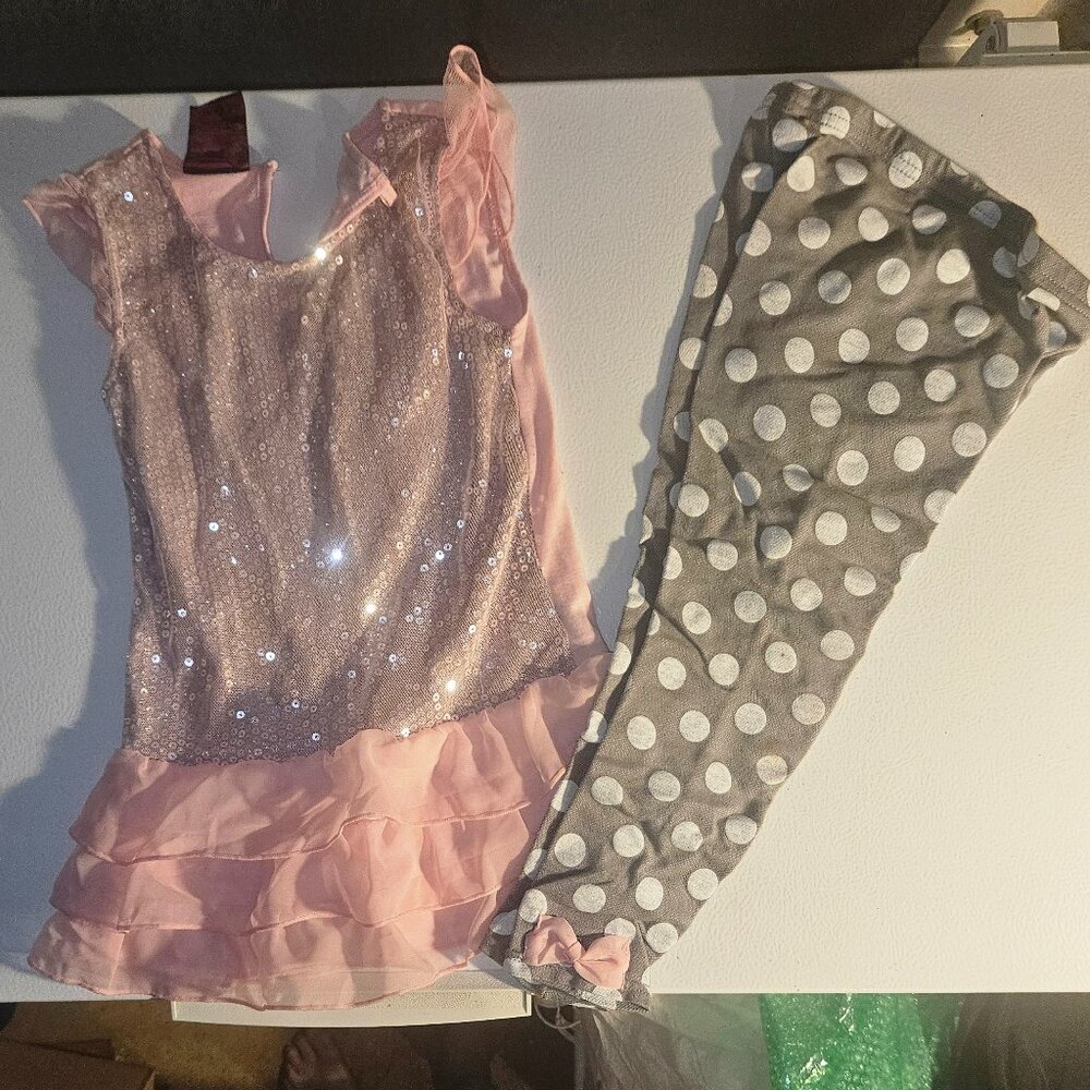 Self Esteem Sparkled Tunic and lightweight pants -Girls  Size 6